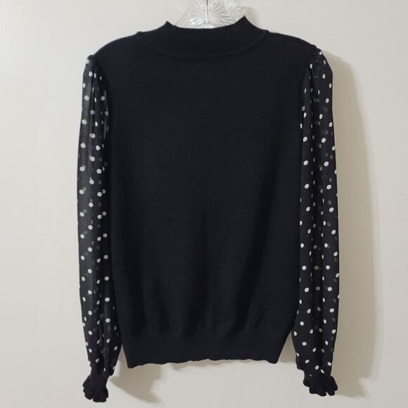 Nanette Lepore Puff Sleeve Sweater Size Medium - Picture 5 of 8